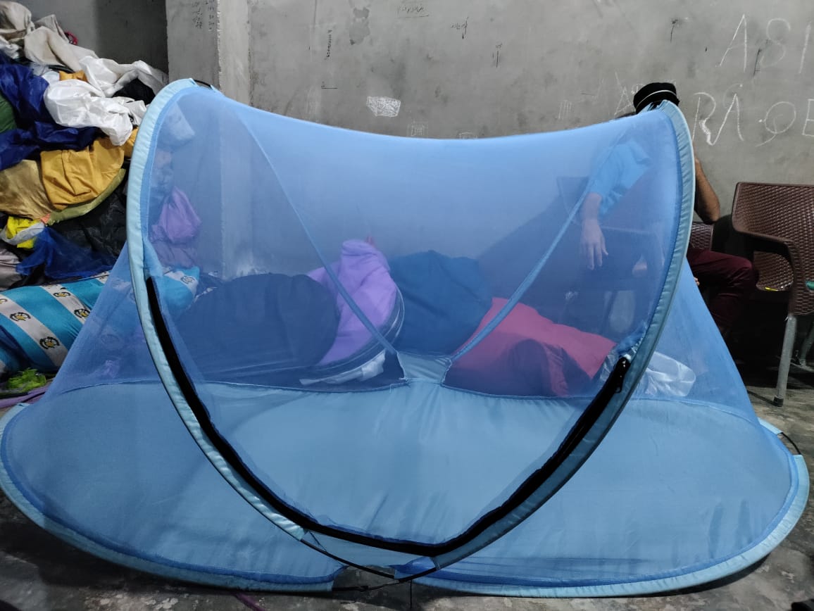 7-Feet Foldable Mosquito Net – Comfortable & Portable Sleeping Tent